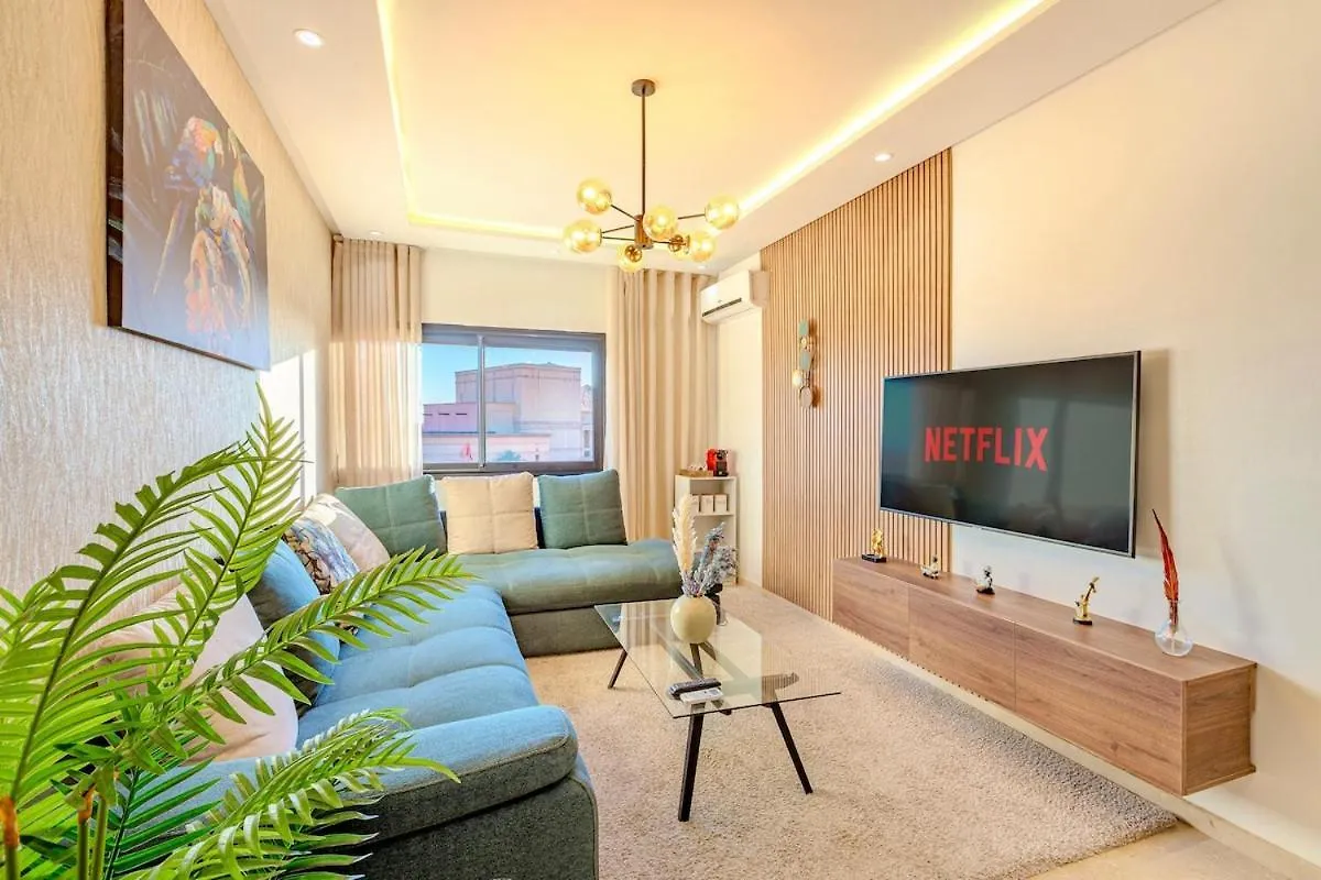 Daire Nour Gueliz City Center Perfect Location With Nice View
